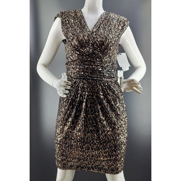 Calvin Klein Women's Dress Color Gloss Brown - Picture 11 of 16